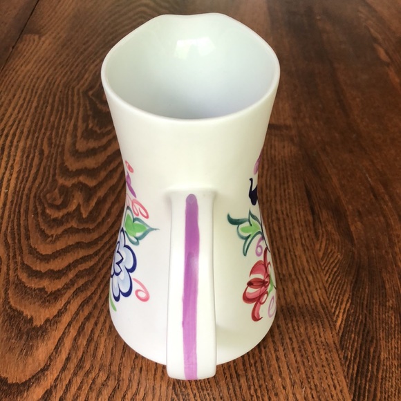 Poole Pottery Traditional Ware BN Floral pattern ~ Pitcher w Handle ~ vintage - Picture 2 of 6